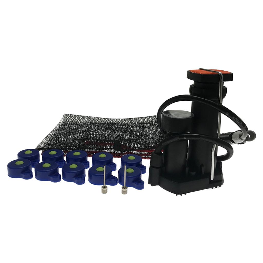 Set of 10 Recyclable High Pressure Caps with Pump for Most Plastic Bottles