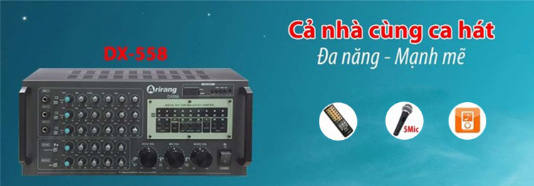 Amply Cao Cấp Arirang DX-558 - Hàng Chính Hãng