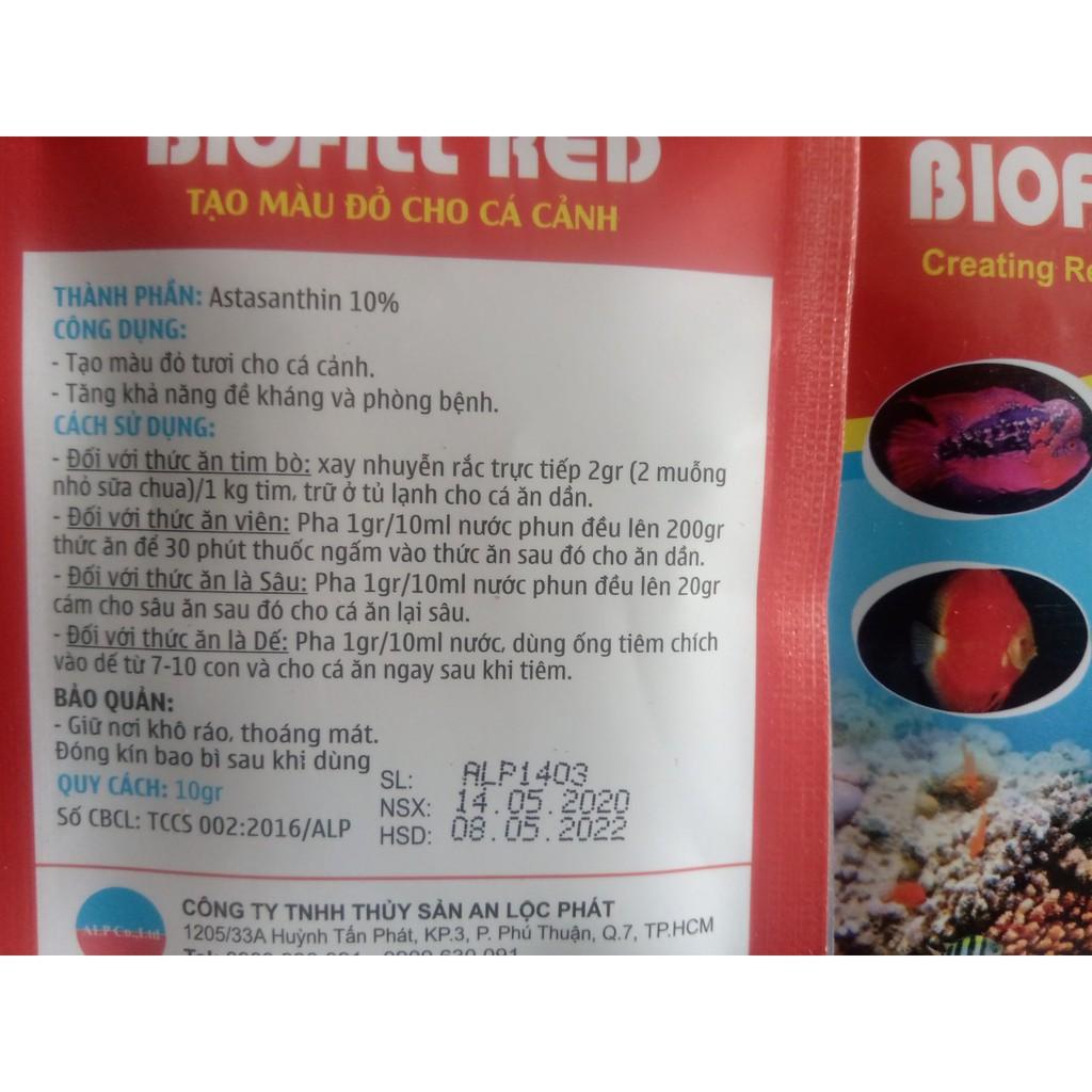Astaxanthin kích màu cá cảnh bio fill red