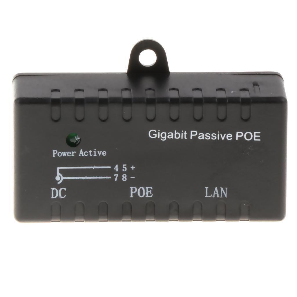 Passive Gigabit Power POE Adapter Splitter Via Ethernet POE