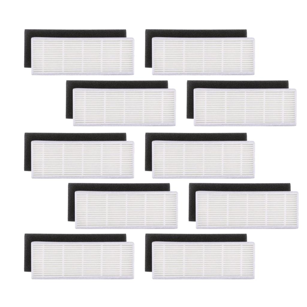 Set Of 20 Vacuum Replacement HEPA Filter Kit For