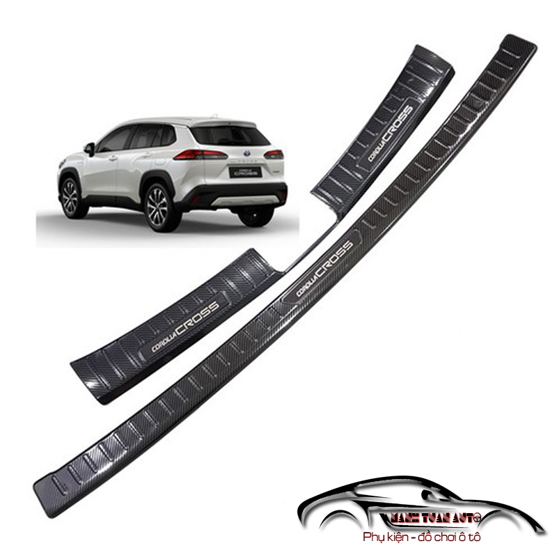 Chống trầy cốp Toyota Cross 2020-2022 - vân carbon cao cấp nhất