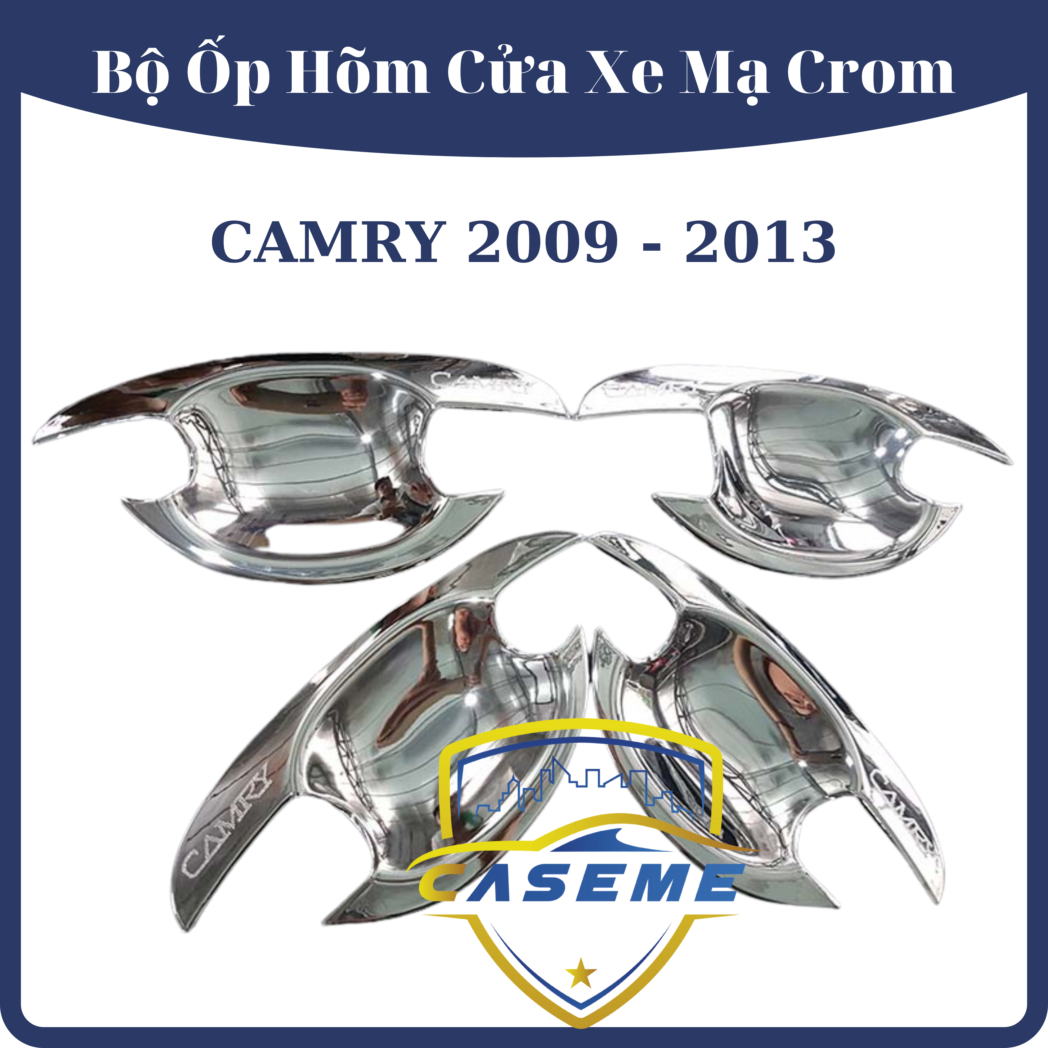 Hình ảnh Ốp hõm cửa xe Toyota Camry 2009 - 2013 mạ Crom