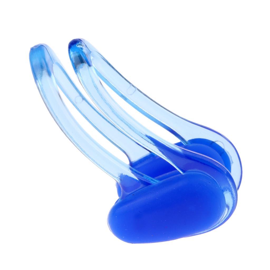 Men Women Soft Silicone Swim Swimming Nose Clip With Storage Case