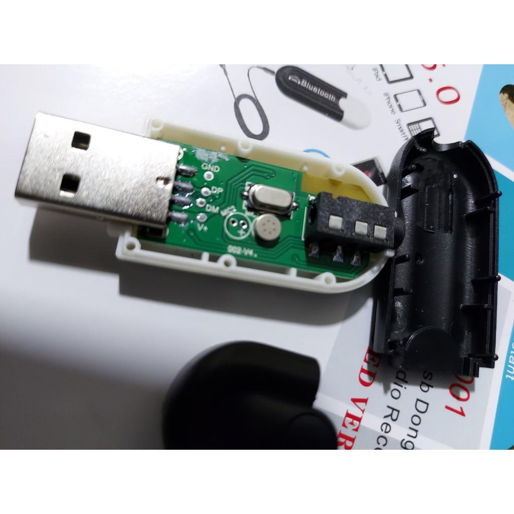 USB bluetooth BT-163 và HJX-001 - Bluetooth 5.0 Biến Loa Thường Thành Loa Bluetooth
