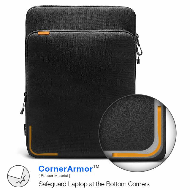 Túi Tomtoc (USA) 360° Protective Macbook Pro 15” - Black (A13-E02D)