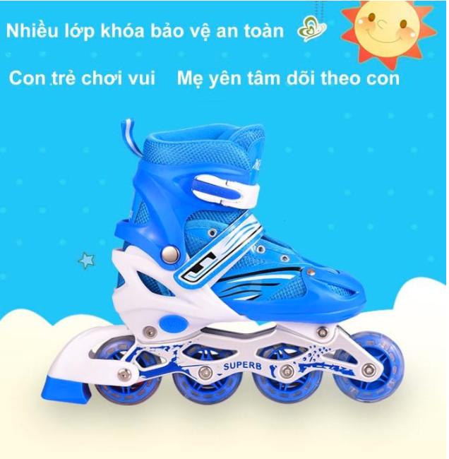 Giày trượt Patin có đèn led siêu cool Thép Carbon