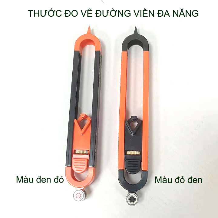 Thước vẽ sao chép hình góc cạnh thông minh thế hệ mới, dùng lấy nét cắt gạch ốp lát tiện dụng (màu ngẫu nhiên)