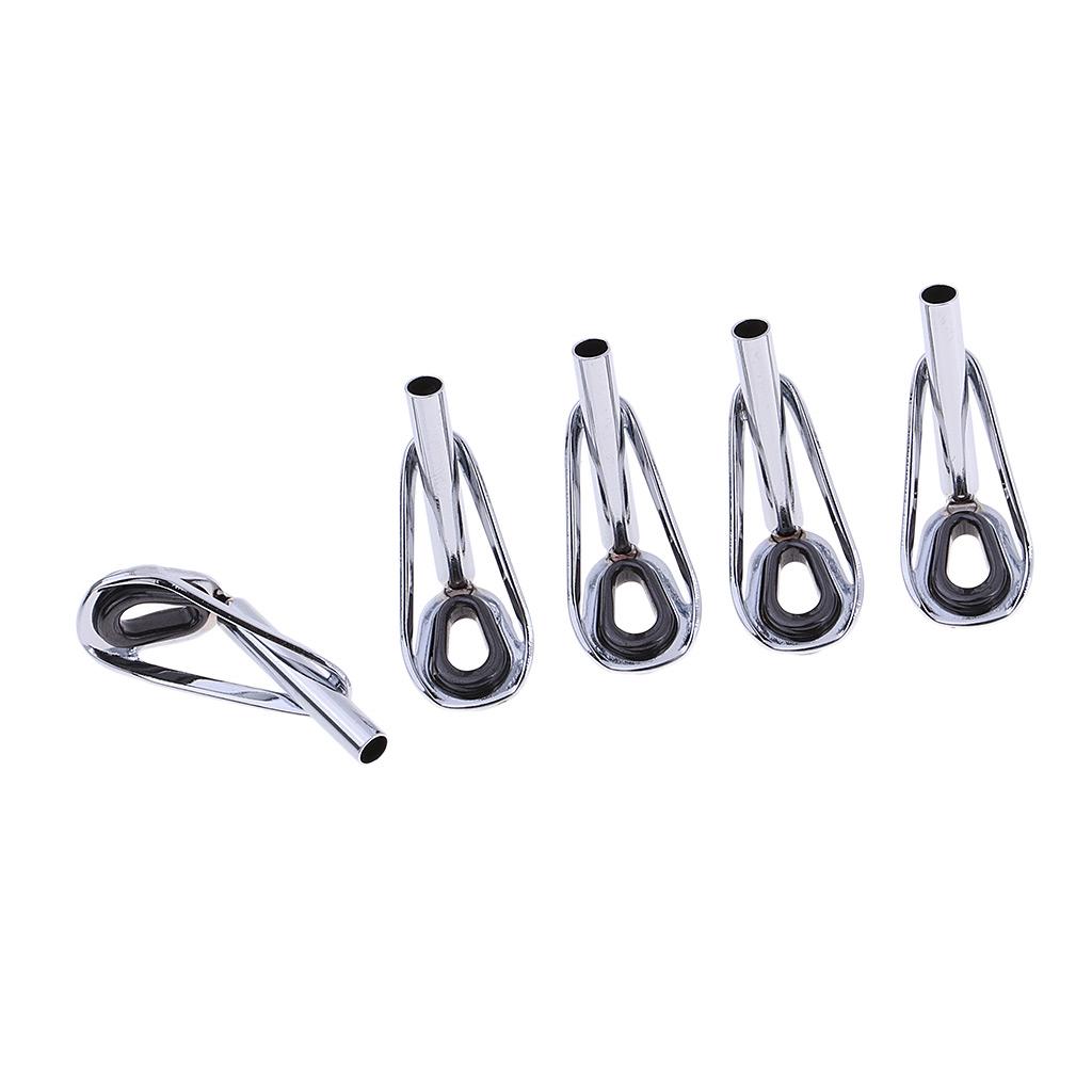 5pcs 26mm Fishing Top Rings Rod Pole Repair Kit Line Guides Eyes Stainless