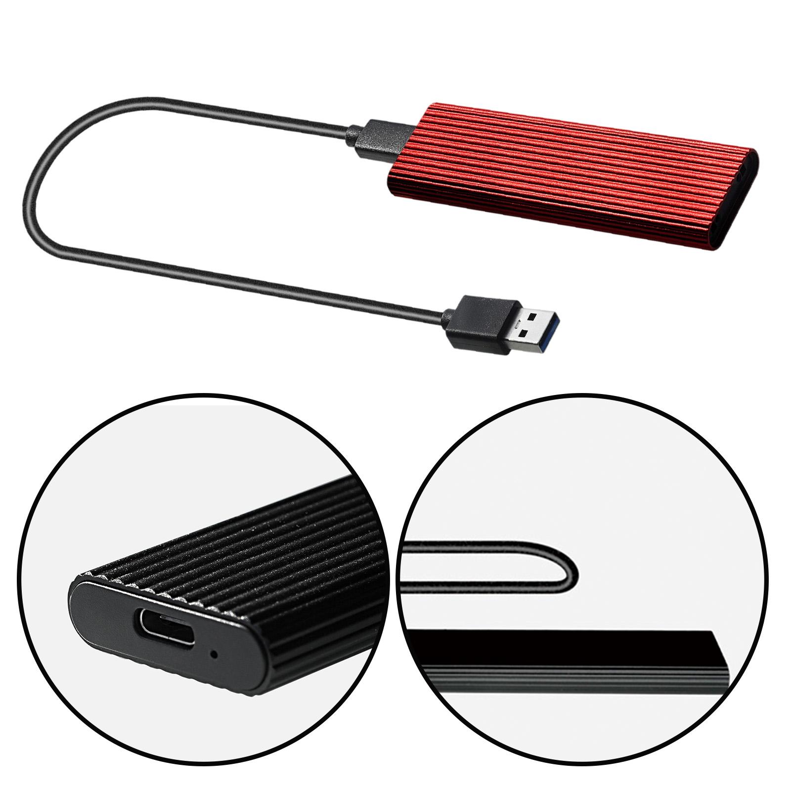 USB 3.0 to NGFF M.2 B Key SSD External Enclosure Case Cover Adapter