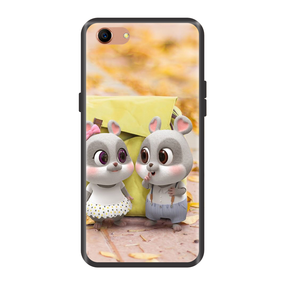 Ốp lưng TPU viền dẻo cho điện thoại OPPO A83 Hình Chuột Tết 2020 - Mẫu 22