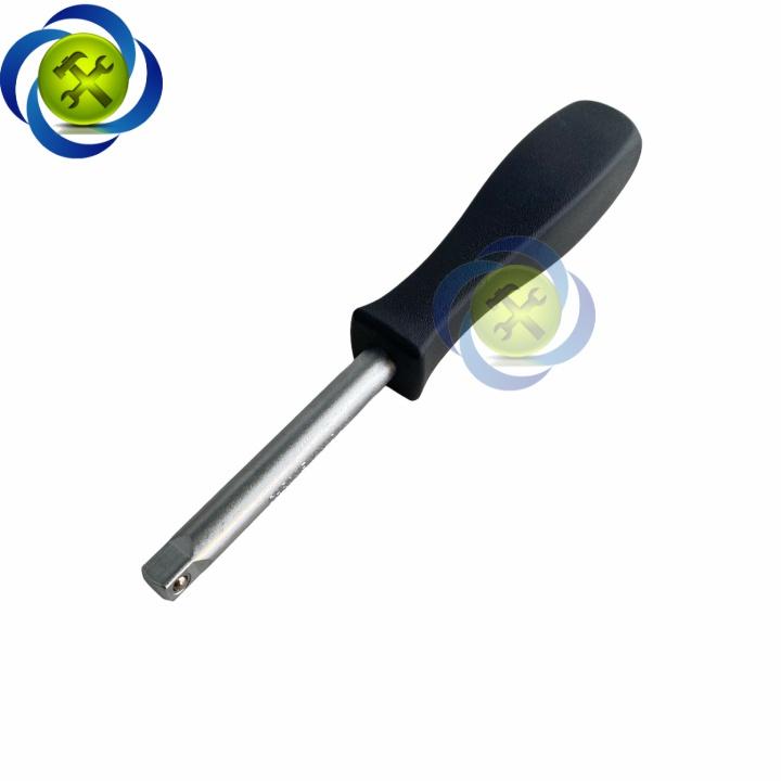 Cán vặn đầu tuýp 1/4 Đài Loan tổng chiều dài 150mm cán nhựa đen