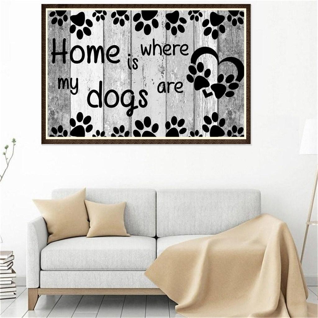 DIY 5D Diamond Painting Embroidery DIY Paint By Number Kit Home Wall Decoration 40x30cm