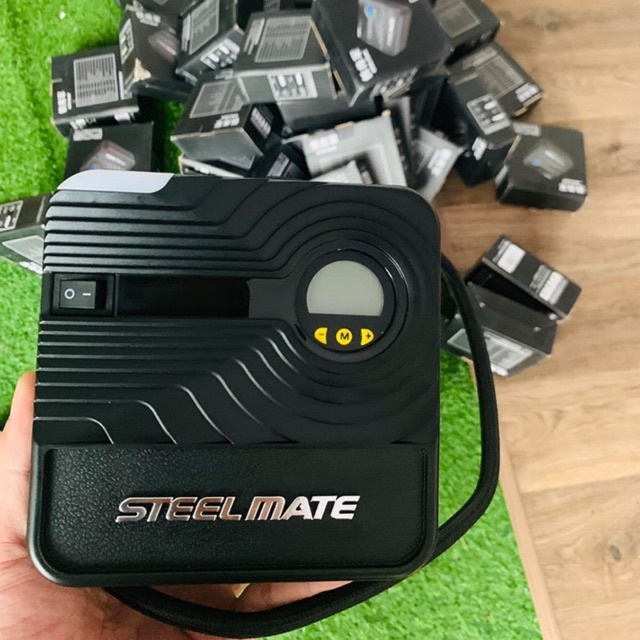 Bơm ô tô STEELMATE P05 điện tử - Bơm xe ô tô, xe máy thông minh cảm biến hơi tự ngắt