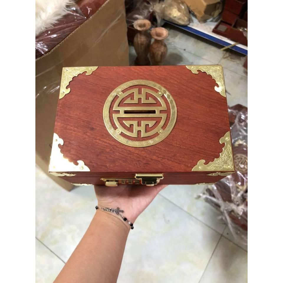 ) HỘP TIẾT KIỆM LÀM BẰNG GỖ HƯƠNG CAO CẤP -