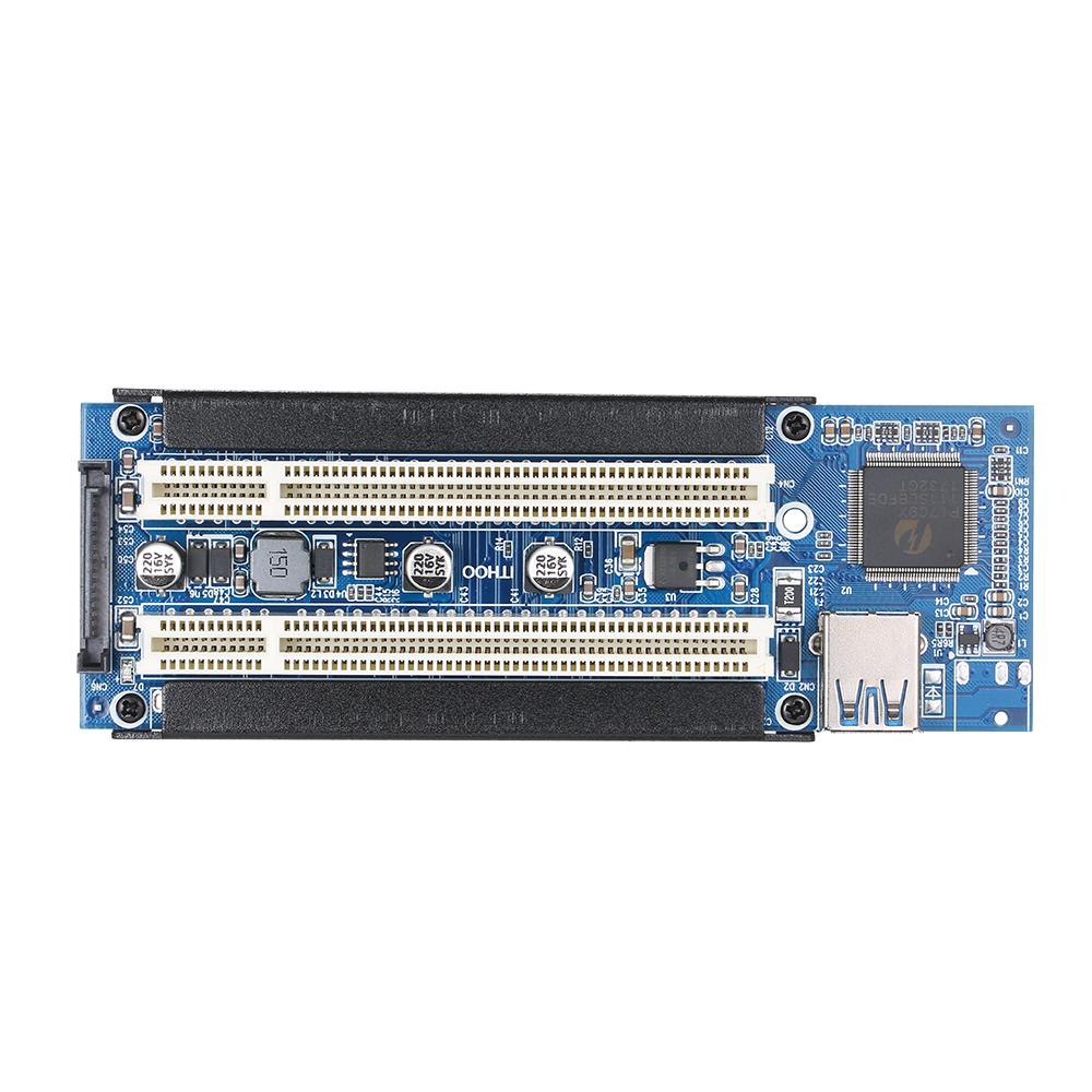 PCI-E to PCI Adapter Card PCI-E to Dual PCI Slot Expansion Card Support Capture Card/Golden Tax Card/Sound Card