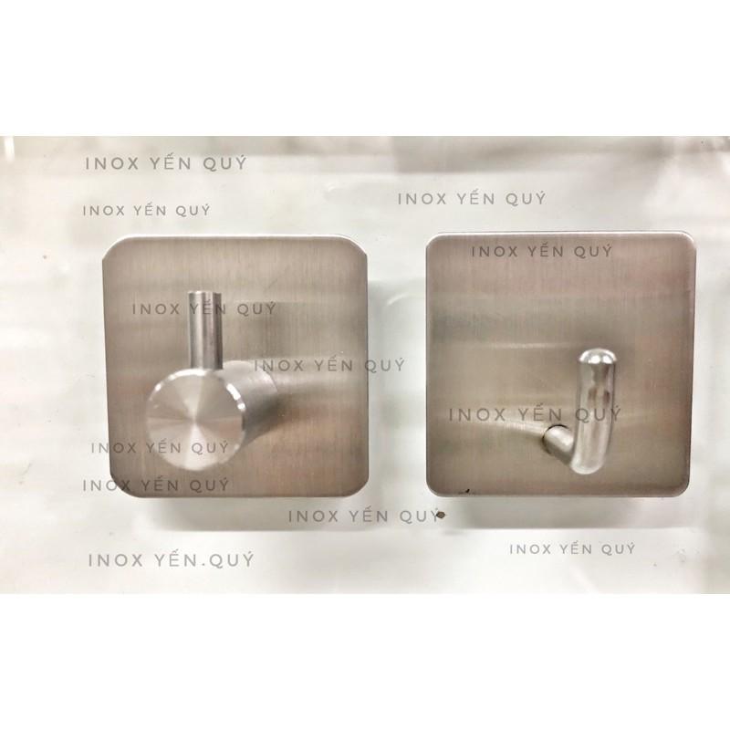 Móc inox 304 dán tường