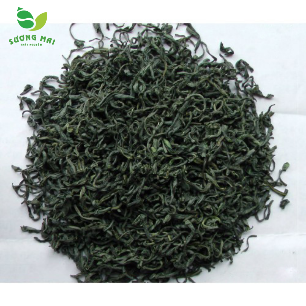 Hộp trà xanh Tân Cương Sương Mai 200g – 2 hộp sắt vuông Xanh và Trắng