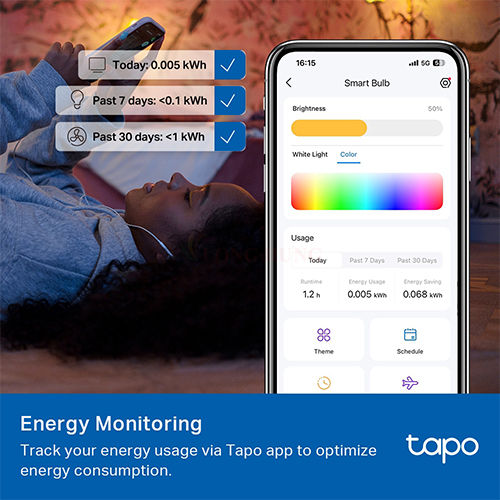 Đèn Wifi TP-Link Tapo Smart Wifi Multicolor L535E - Hàng chính hãng