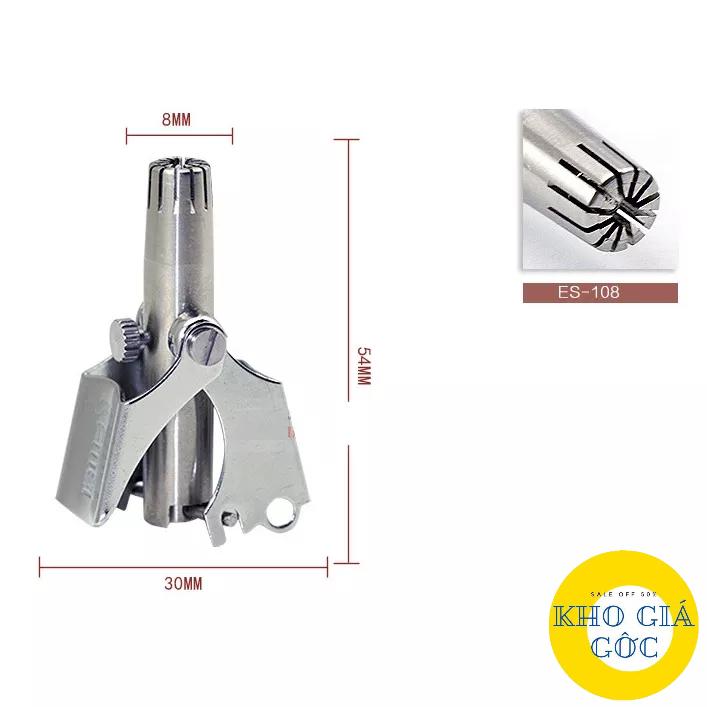 Dụng cụ cắt tỉa lông mũi bằng thép cắt nhanh lưỡi bén không đau kèm hộp đựng cao cấp
