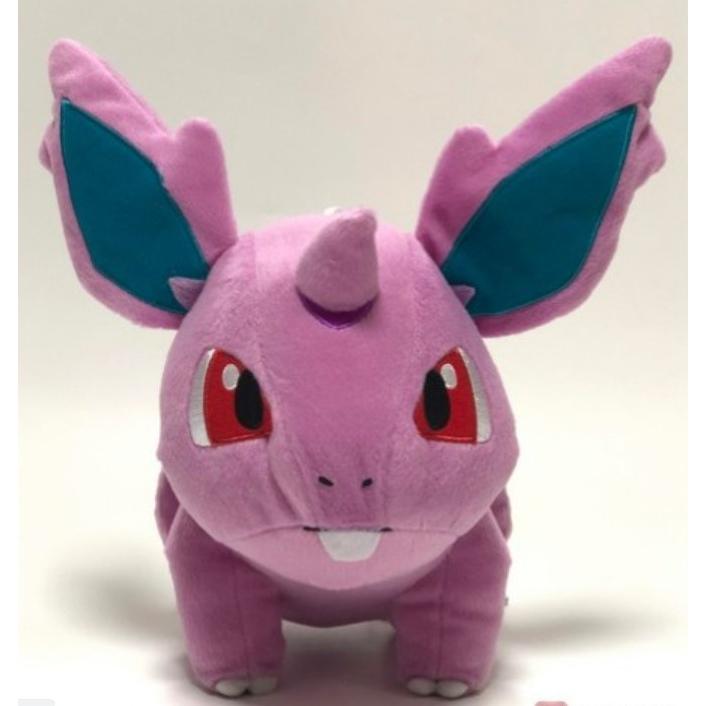 Gấu bông Pokemon Nidoran các dạng tiến hóa + Tặng kèm thẻ bài Pokemon