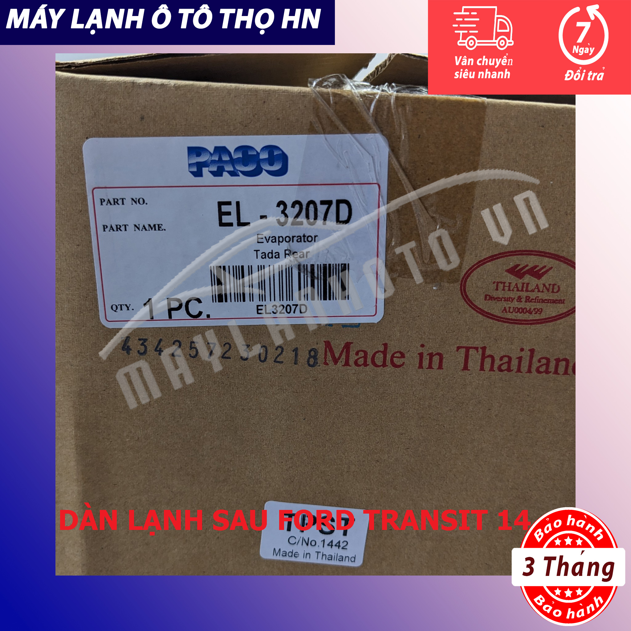 Dàn lạnh Ford Transit 2014 Hàng xịn Thái Lan / Hàn Quốc 14