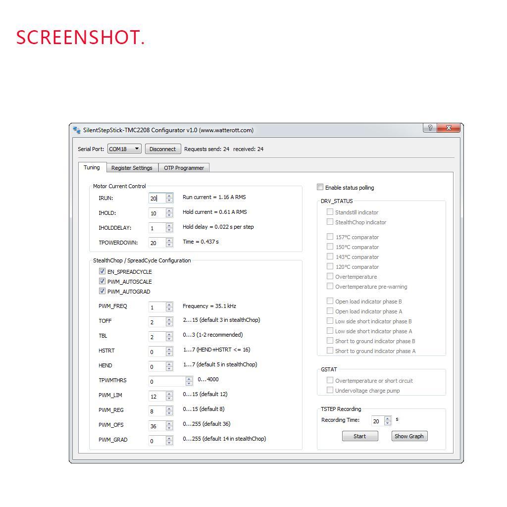 USB to RS232 Serial Port Module Adapter Tester Module for 3D Printer&Cable