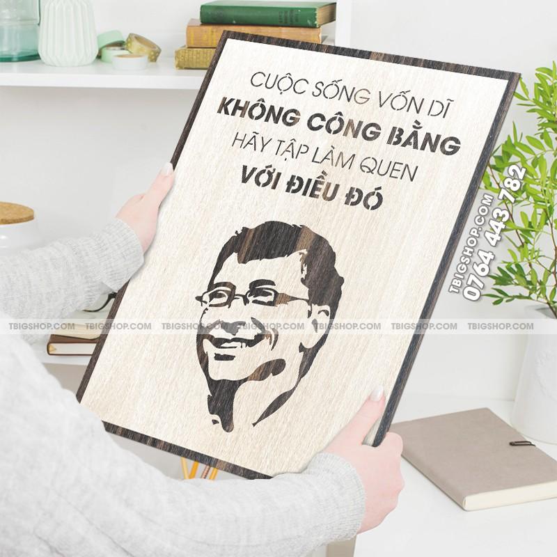 Mẫu tranh mã 039 &quot;Cuộc sống vốn dĩ không công bằng, hãy làm quen với điều đó