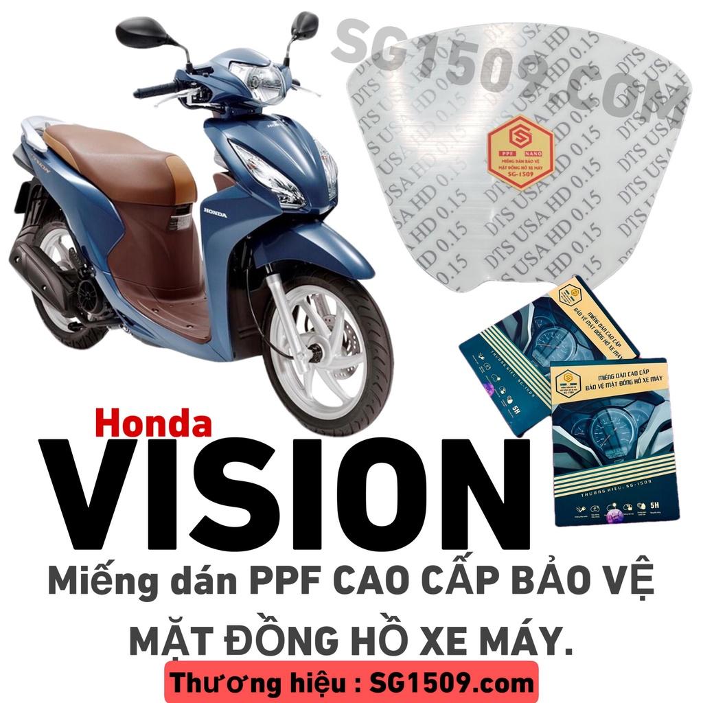 PPF VISION 2020 - 2022 | MIẾNG DÁN PPF XE VISION 2020 - 2022 chống trầy xước bảo vệ mặt đồng hồ. sg1509