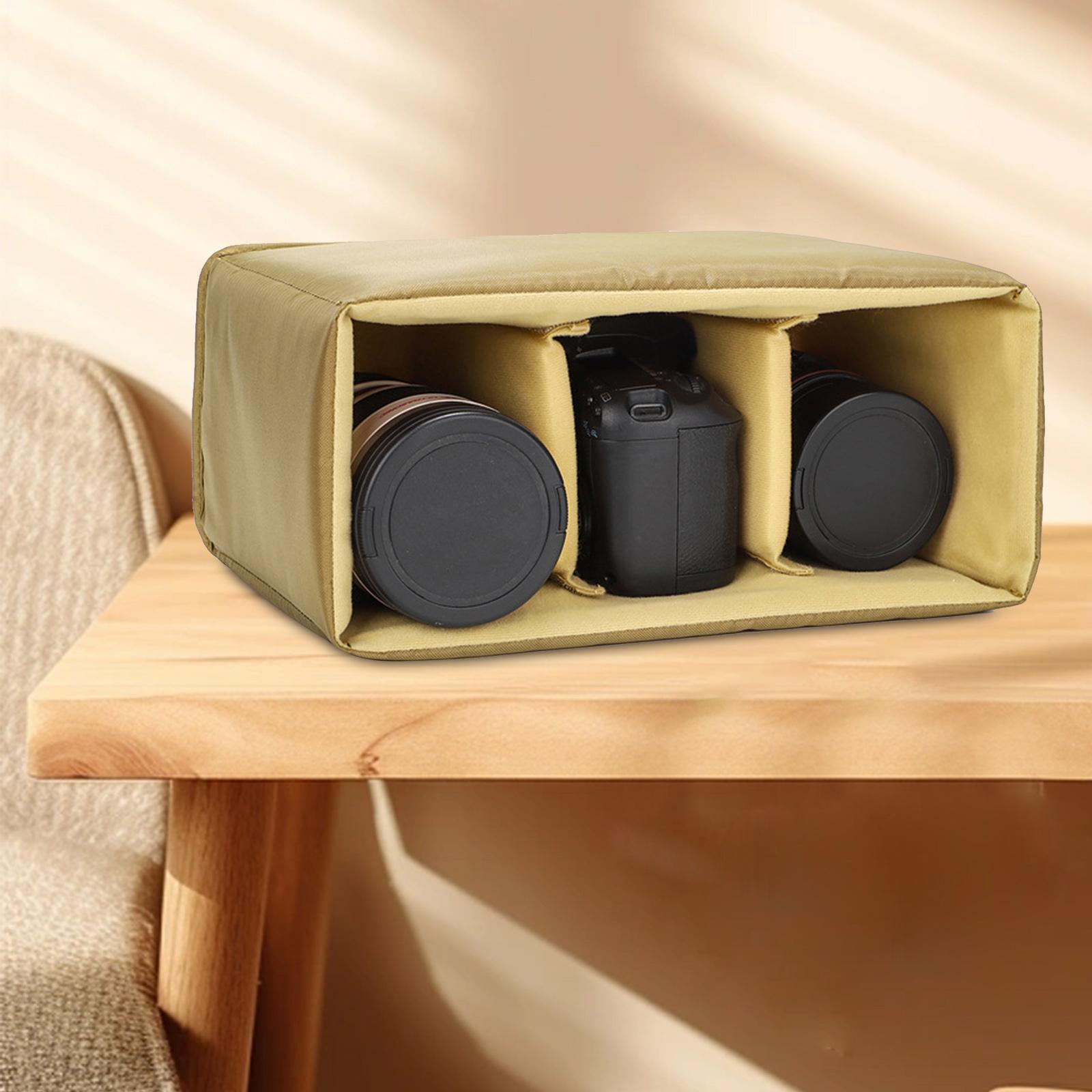 Camera Inserts Protective Bag DSLR Slr Bag Digital Camera Storage Portable Compartment Lightweight Outside Compact Camera Bag