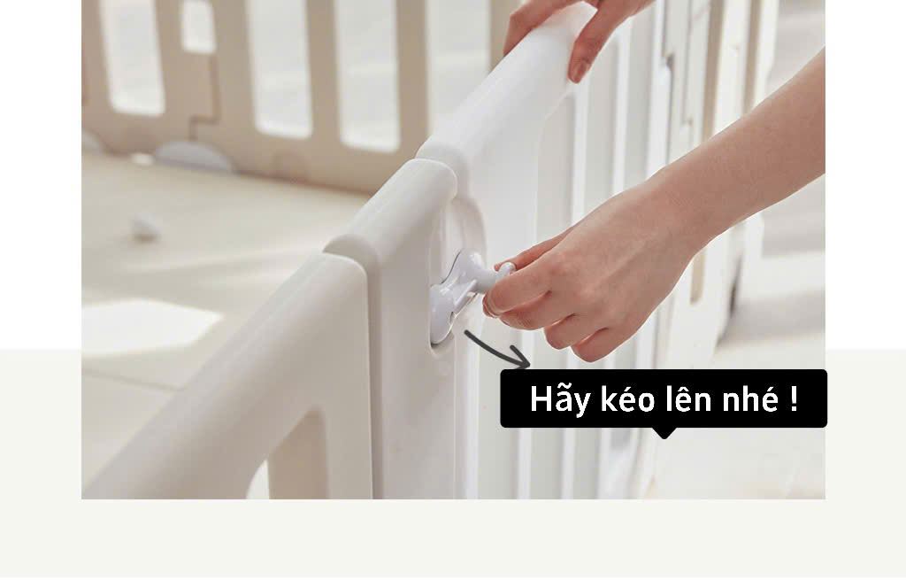 Leaf Babyroom Circle  - Hàng rào chắn / Quây cũi nhựa kiểu dáng hình chiếc lá bảo vệ an toàn cho bé Sản Xuất tại Hàn Quốc