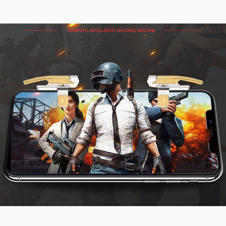 Bộ 2 Nút Chơi Game PUBG Dạng Kẹp Dòng 5.56 Hỗ Trợ Chơi Các Game Mobile Thịnh Hành Trên Điện Thoại (Màu Ngẫu Nhiên)