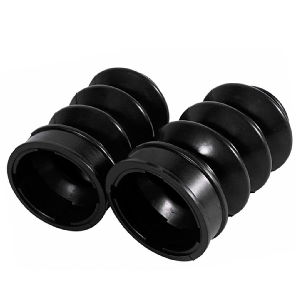 Black Rubber Fork Front Gaiter Boots for XL883 XL1200