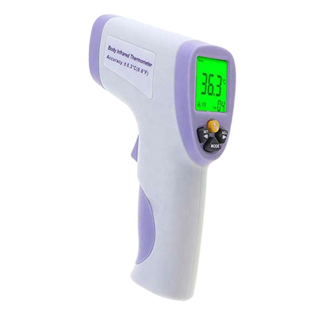 Multifunction Non Contact Forehead and Ear Digital Body Thermometer -White