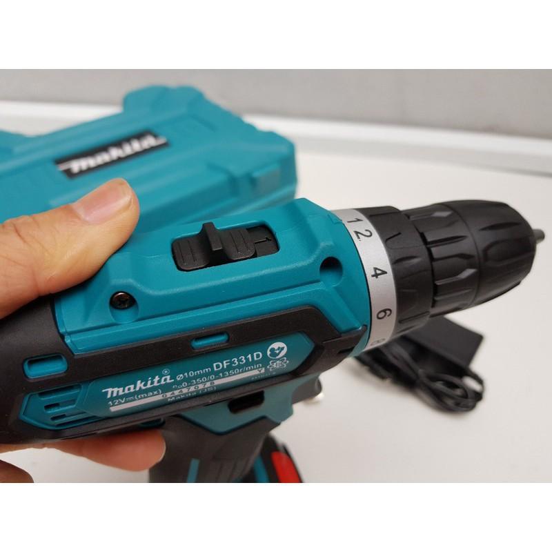 Máy khoan pin 12v Makita DF331D pin vuông chuyên nghiệp may khoan pin