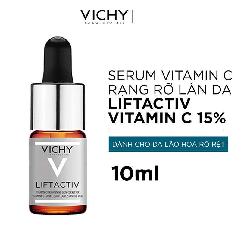Dưỡng Chất Làm Sáng Và Cải Thiện Nếp Nhăn Vichy LiftActiv Vitamin C 15% 10ml