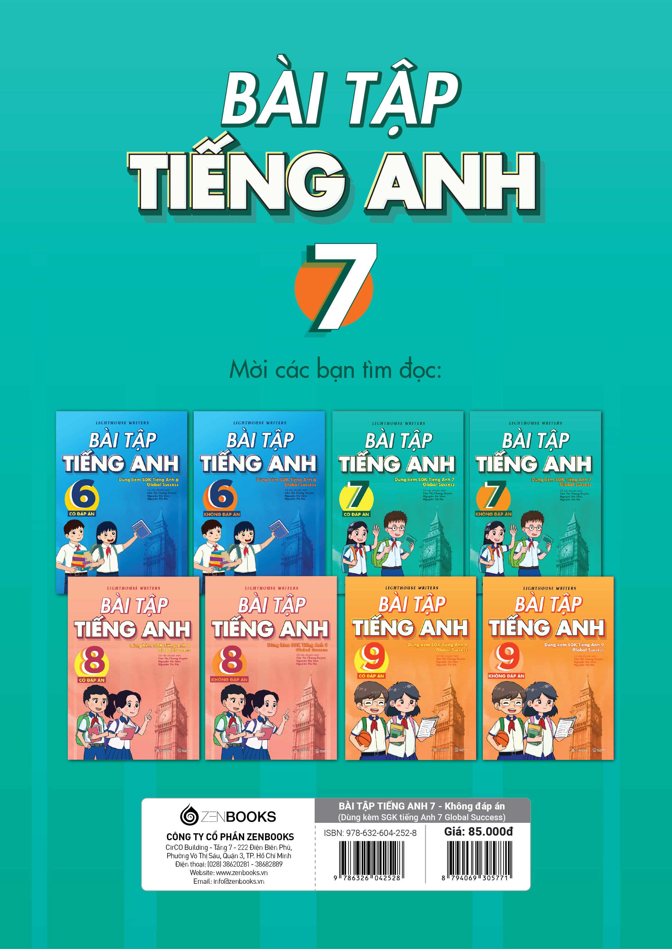 Sách Bài Tập Tiếng Anh 7 - Không đáp án (Dùng kèm SGK Tiếng Anh 7 Global Success)