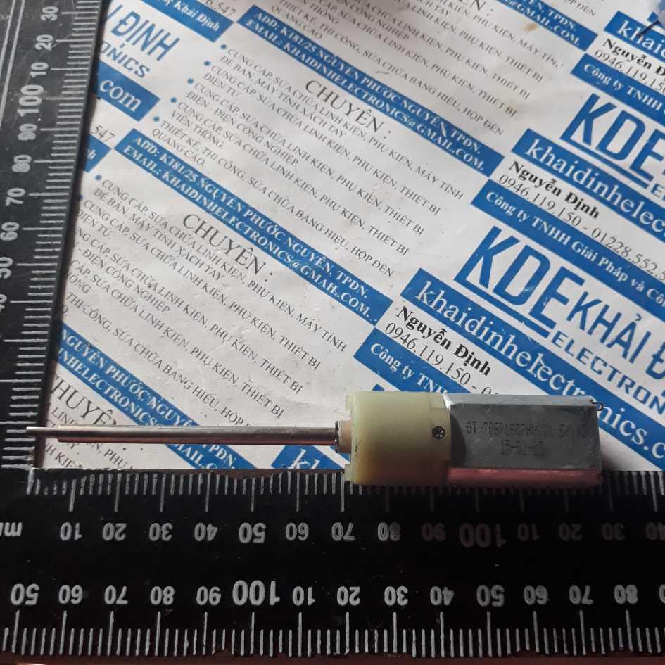 Động cơ giảm tốc QFK-180 trục dài, 6-15Vdc12Vdc 102V/P 55g kde2565