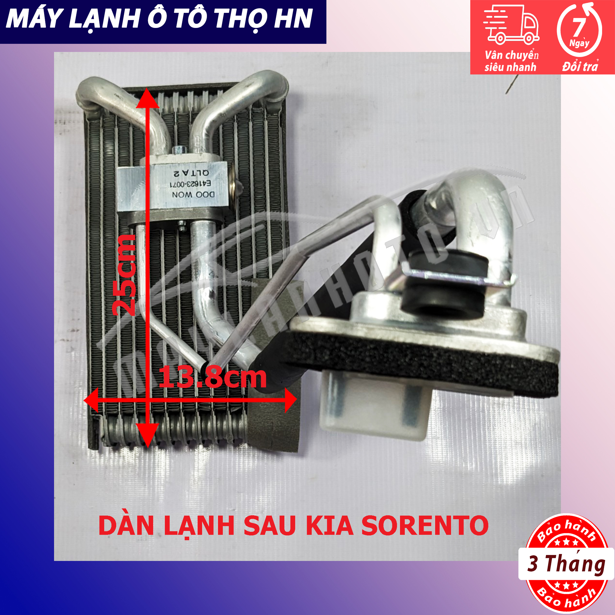 Dàn lạnh Kia Sorento 2008 2009 2010 2011 2012 2013 2014 2015 2016 hàng xịn Hàn Quốc 08 09 10 11 12 13 14 15 16