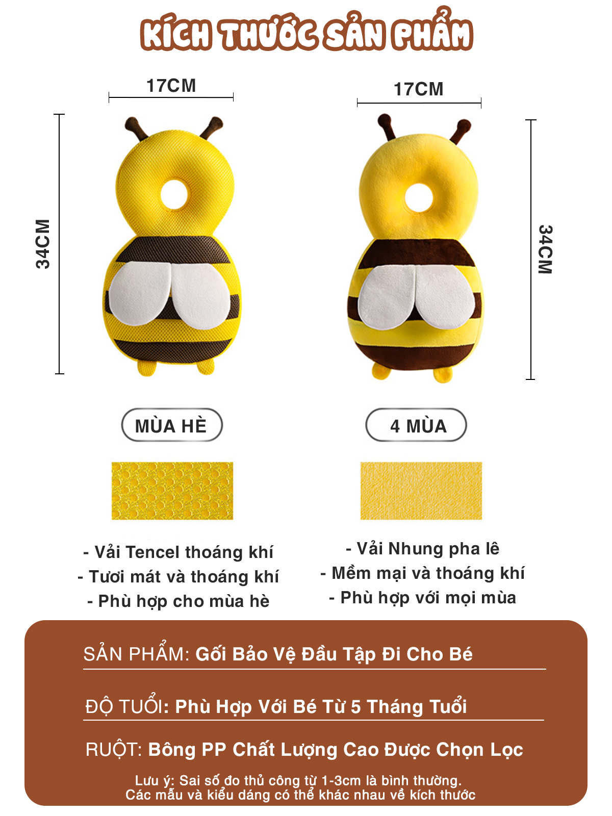 Gối Bảo Vệ Toàn Diện Đầu, Cổ, Cột Sống Cho Bé Tập Đi OFFICE CHILL Lá Chắn Đầu Tiên Bảo Vệ Trí Não Của Bé