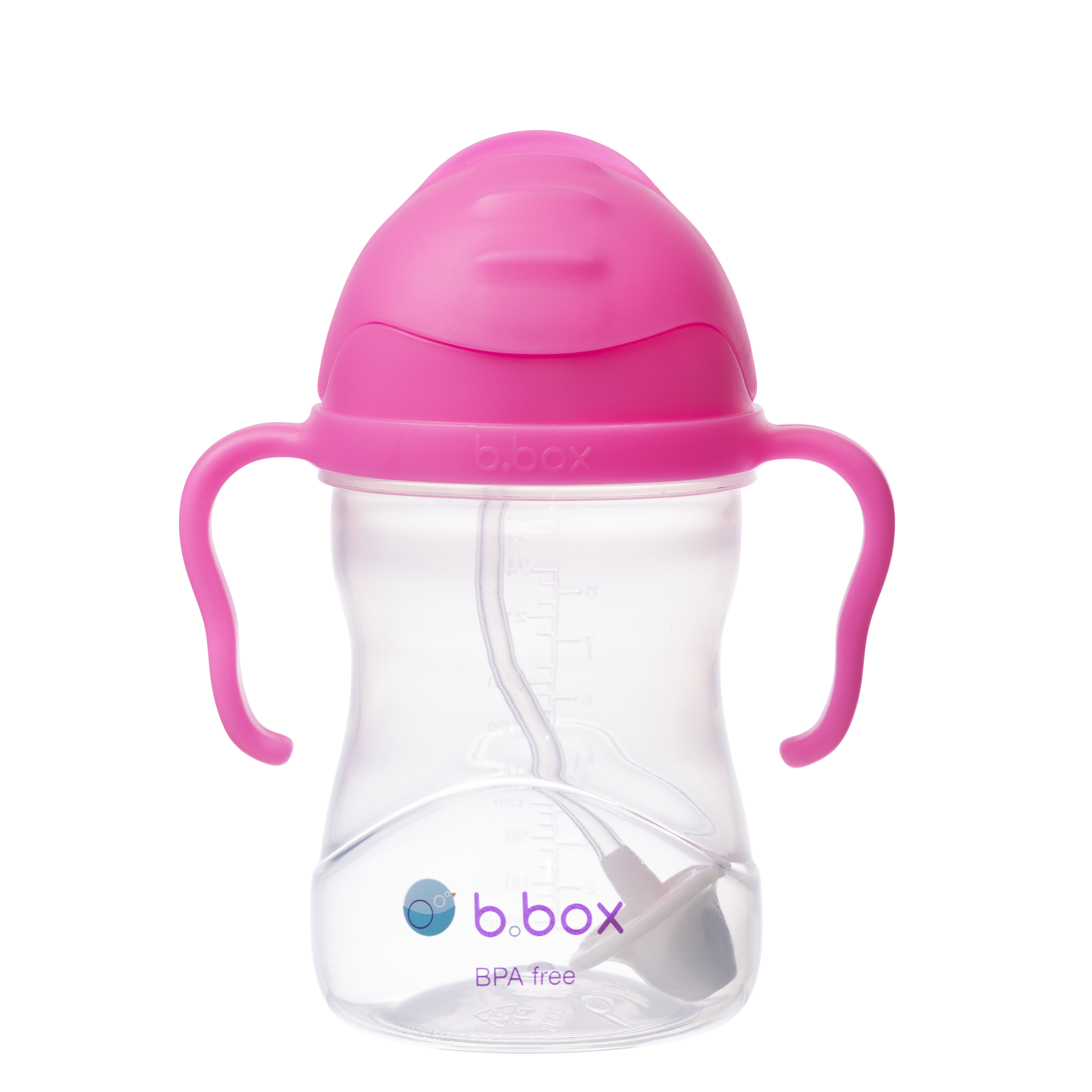 B.box Disney Bình nước 360 độ cho bé tập uống nước 240ml - Hồng Nhạt