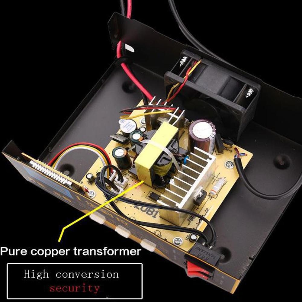 Car Battery Chargers 12V/24V Intelligent Pulse Repairing Charge Device Automotive Battery Trickle Maintainer for Car Truck Motorcycle Battery Leadacid Battery Lithium Battery