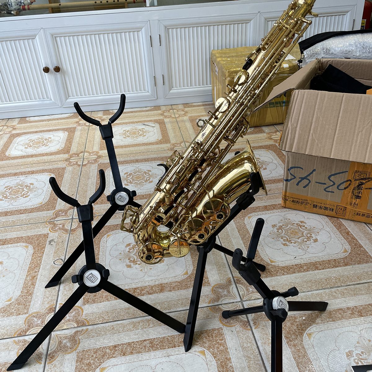 Giá Đỡ Kèn, Chân Kèn Saxophone Cao Cấp Có Thể Gấp Gọn Tiện Dụng