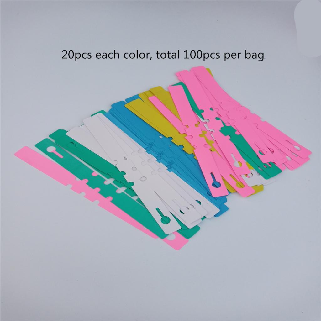 100Pcs  PVC Plant Tree Tag Garden Flower Labels Identification Cards