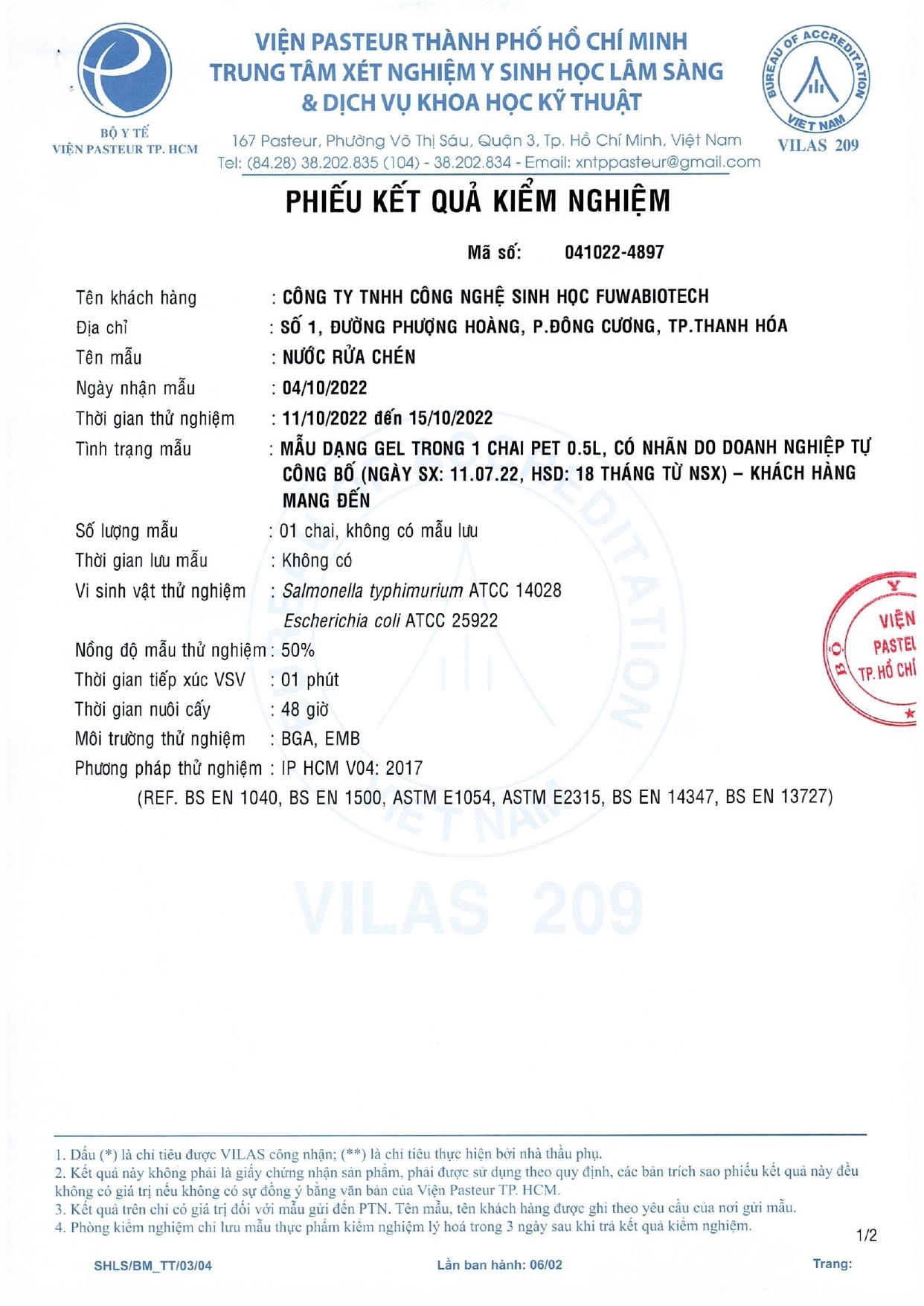 Nước rửa chén hữu cơ enzyme sinh học dứa Fuwa3e 10L