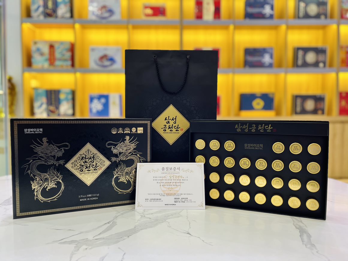 An Cung Trầm Hương Premium Gong Cheon Dan Hộp 30 viên
