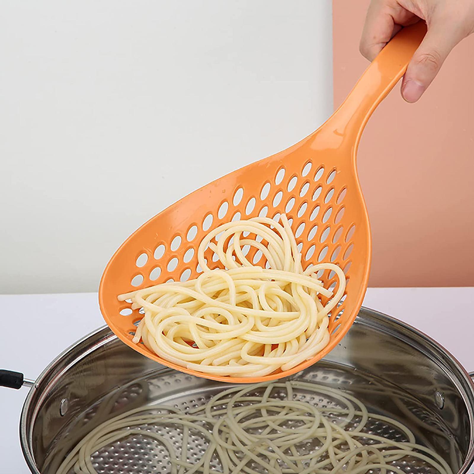 Strainer Mesh Basket Round Mesh Spoon tool for Loo Noodle Kitchen Pasta