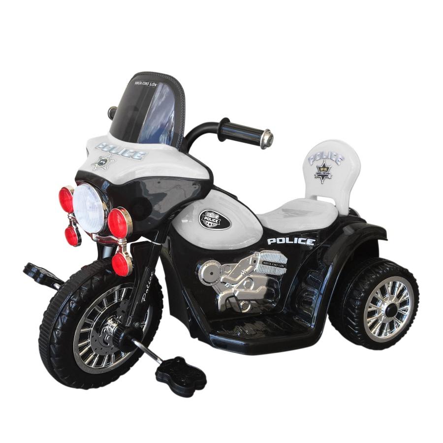 Xe 3 Bánh Trẻ Em Nhựa Chợ Lớn Moto Cảnh Sát - M1724-X3B