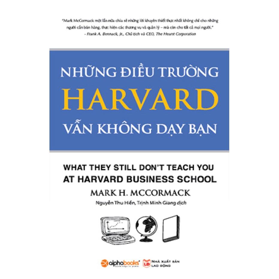 Sách - Những điều trường Harvard vẫn không dạy bạn