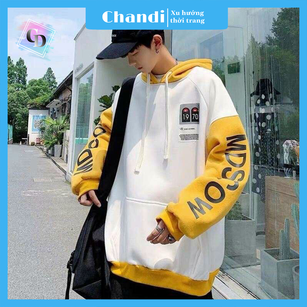 Áo Hoodie Nam Chất Nỉ Cotton Dày Dặn Phong Cách Hàn Quốc Thời Trang Chandi AN2